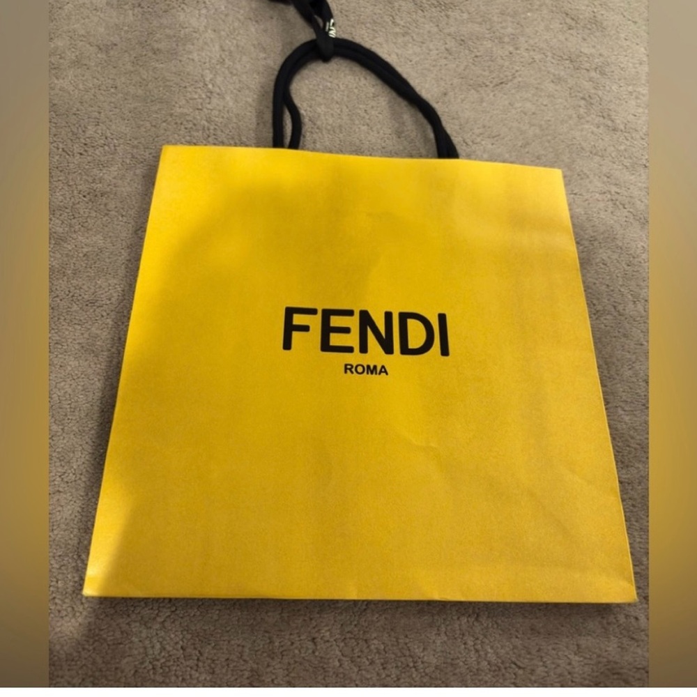 Authentic Fendi Roma Paper Shopping Gift Bag (Medium)